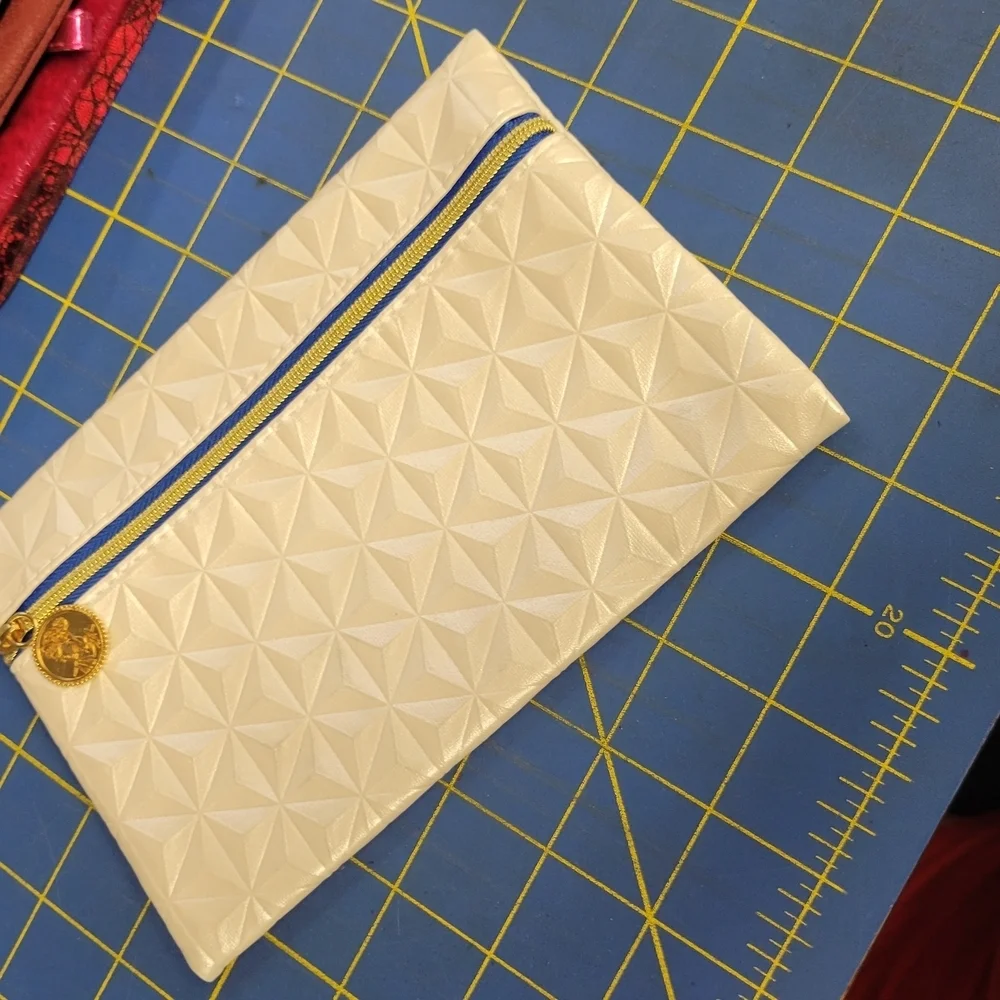 Stylish White and Blue Men's Bag